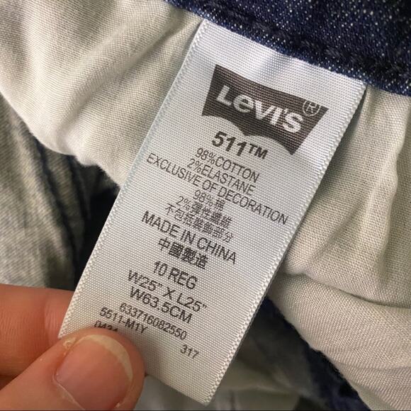 Levi’s 511 Slim Jeans Boys 10 Reg - Picture 11 of 11